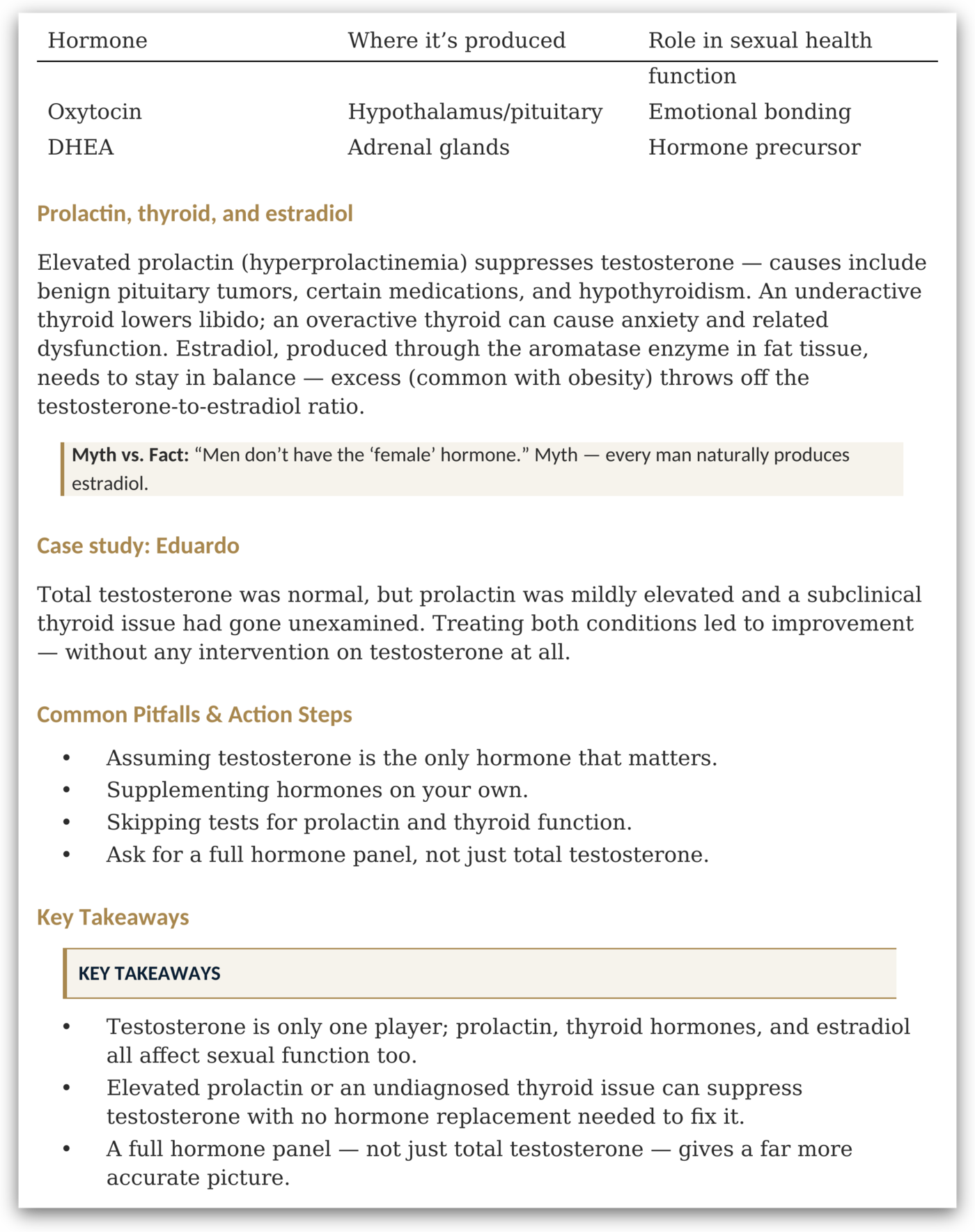 Myth vs. Fact and Common Pitfalls & Action Steps